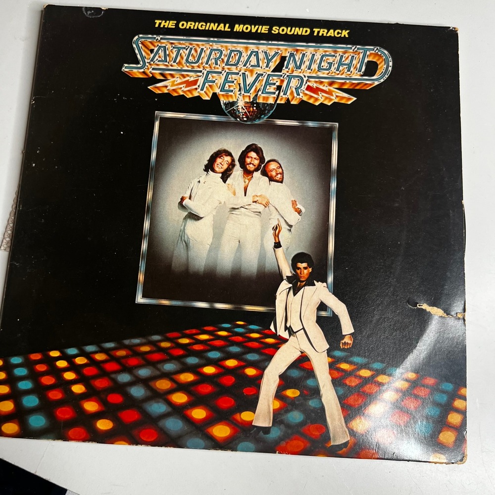 Saturday Night Fever Original Movie Soundtrack 2-LP Vinyl RSO RS-2-4001 Bee Gees